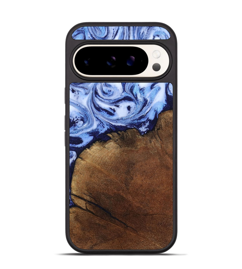 Pixel 9 Pro Wood Phone Case - Addison (Blue, 806984)