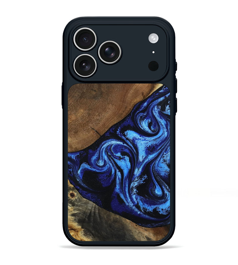 iPhone 17 Pro Max Wood Phone Case - Scout (Blue, 806987)