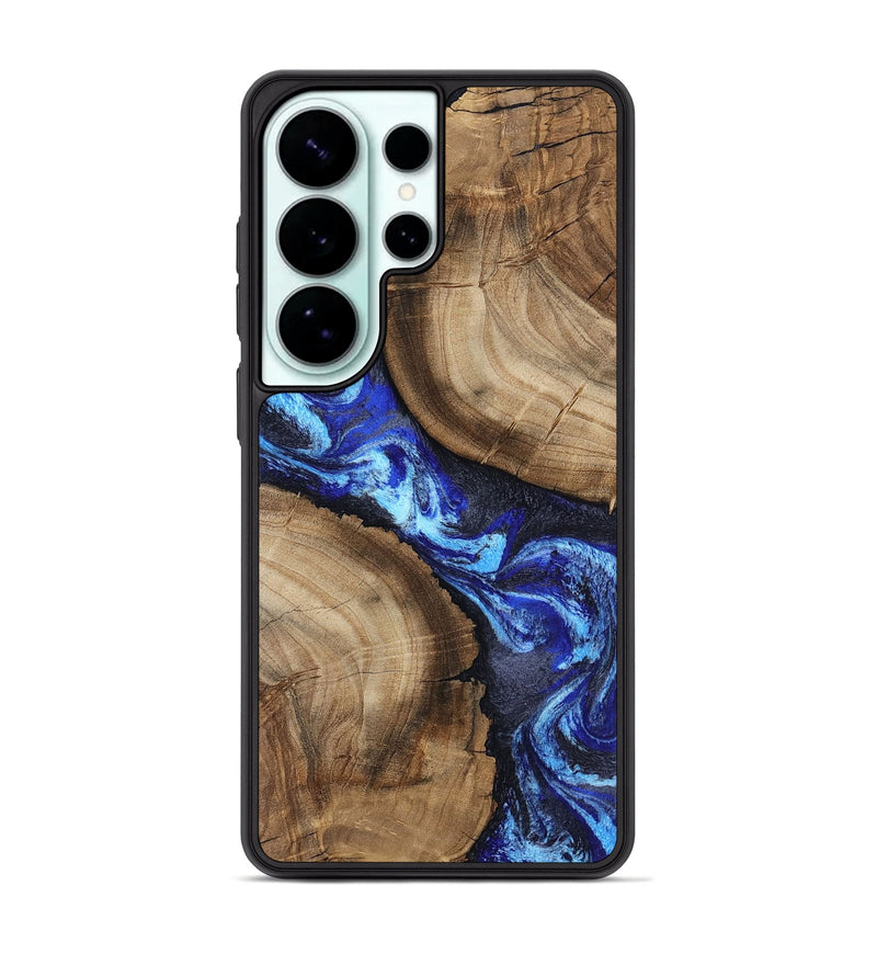 Galaxy S26 Ultra Wood Phone Case - Glynis (Blue, 806989)