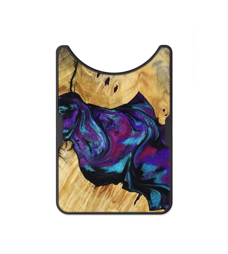 Alloy Wood Wallet - Geo (Purple, 807009)