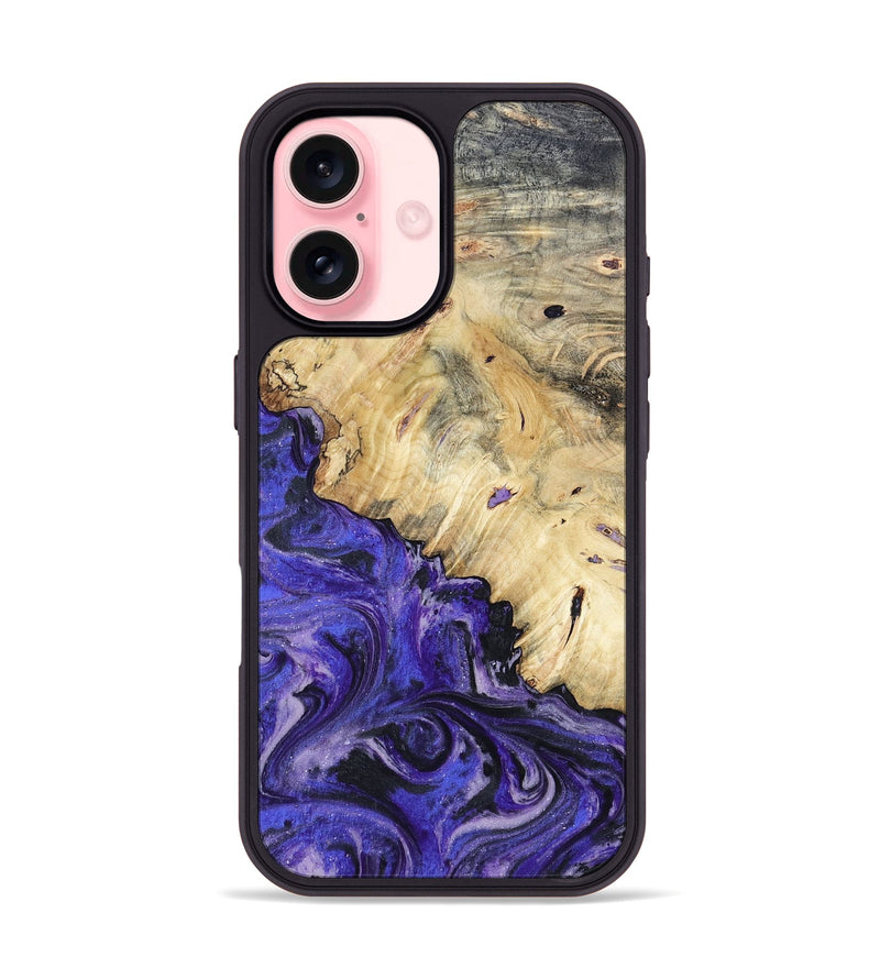 iPhone 16 Wood Phone Case - Odell (Purple, 807010)