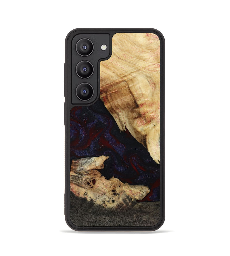 Galaxy S23 Wood Phone Case - Kannon (Red, 807019)
