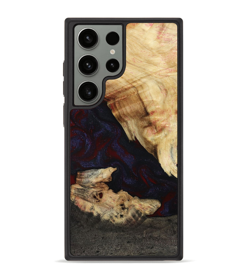 Galaxy S23 Ultra Wood Phone Case - Kannon (Red, 807019)