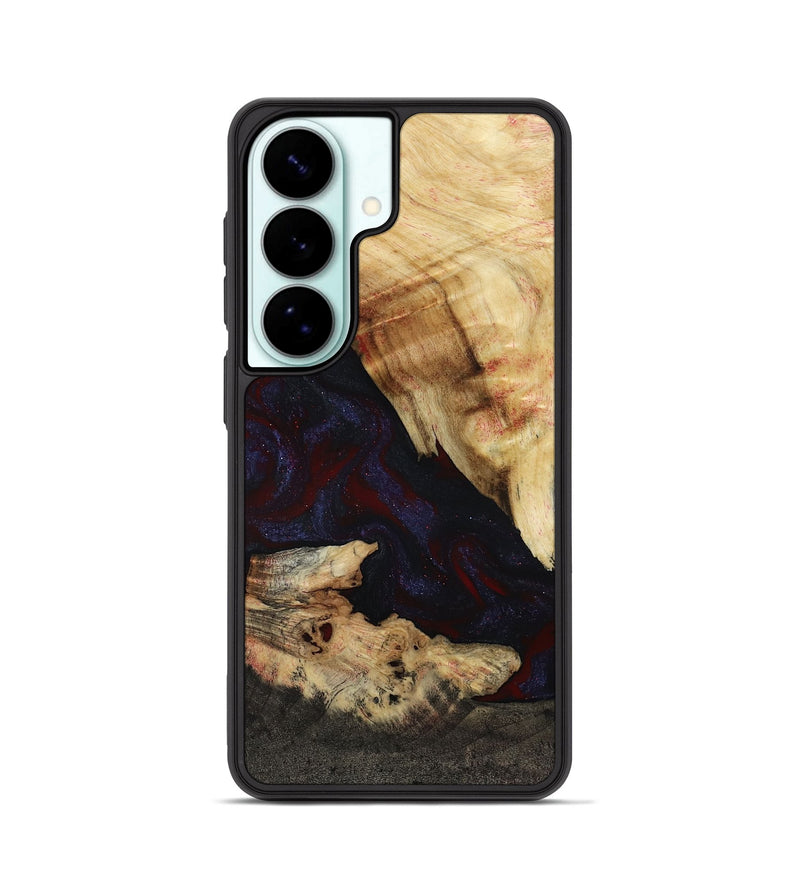 Galaxy S26 Wood Phone Case - Kannon (Red, 807019)