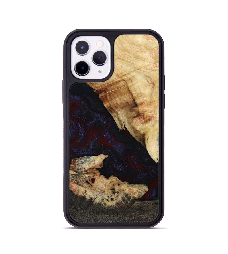 iPhone 11 Pro Wood Phone Case - Kannon (Red, 807019)