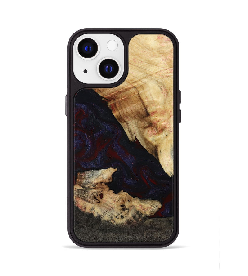 iPhone 13 Wood Phone Case - Kannon (Red, 807019)