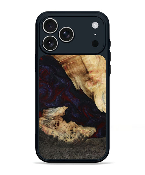 iPhone 17 Pro Max Wood Phone Case - Kannon (Red, 807019)