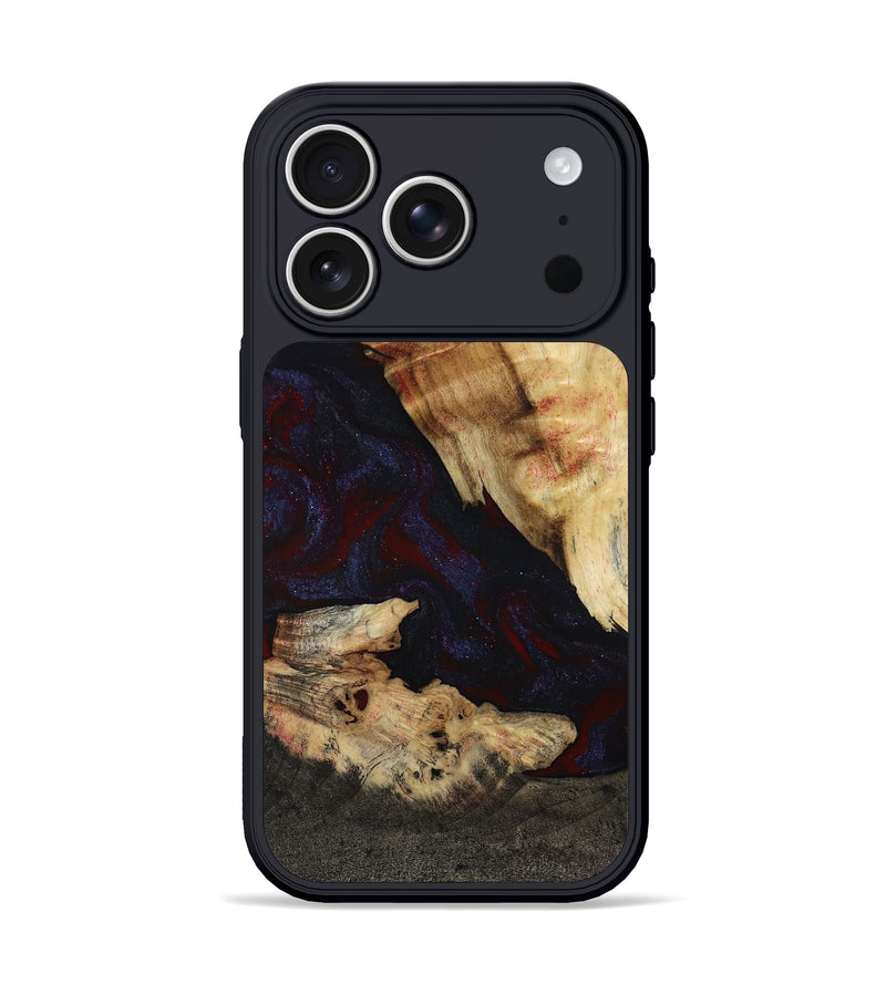 iPhone 17 Pro Wood Phone Case - Kannon (Red, 807019)