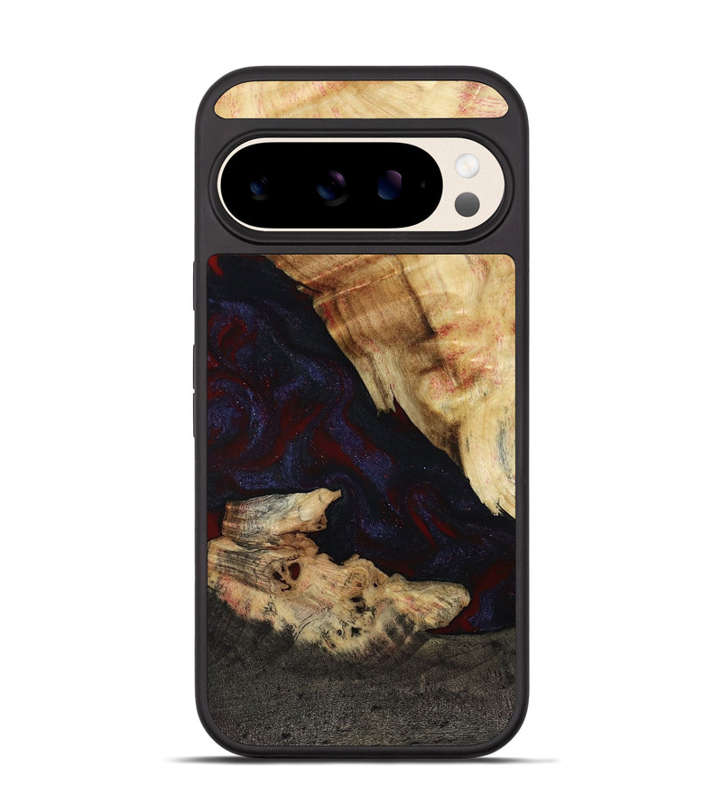 Pixel 10 Wood Phone Case - Kannon (Red, 807019)