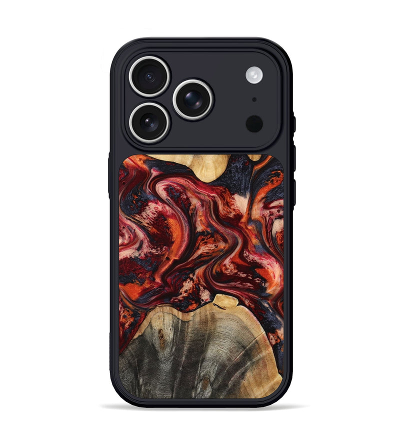 iPhone 17 Pro Wood Phone Case - Susan (Red, 807020)