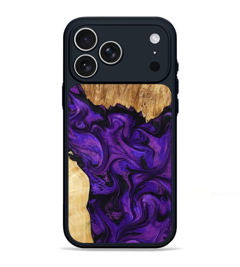 iPhone 17 Pro Max Wood Phone Case - Miller (Purple, 807027)