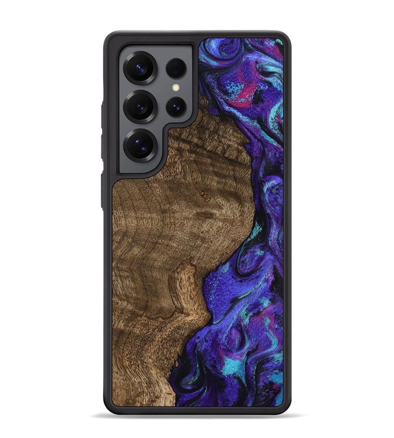 Galaxy S25 Ultra Wood Phone Case - Mylah (Purple, 807028)