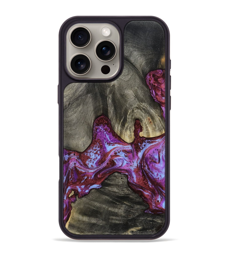 iPhone 16 Pro Max Wood Phone Case - Nallely (Purple, 807029)