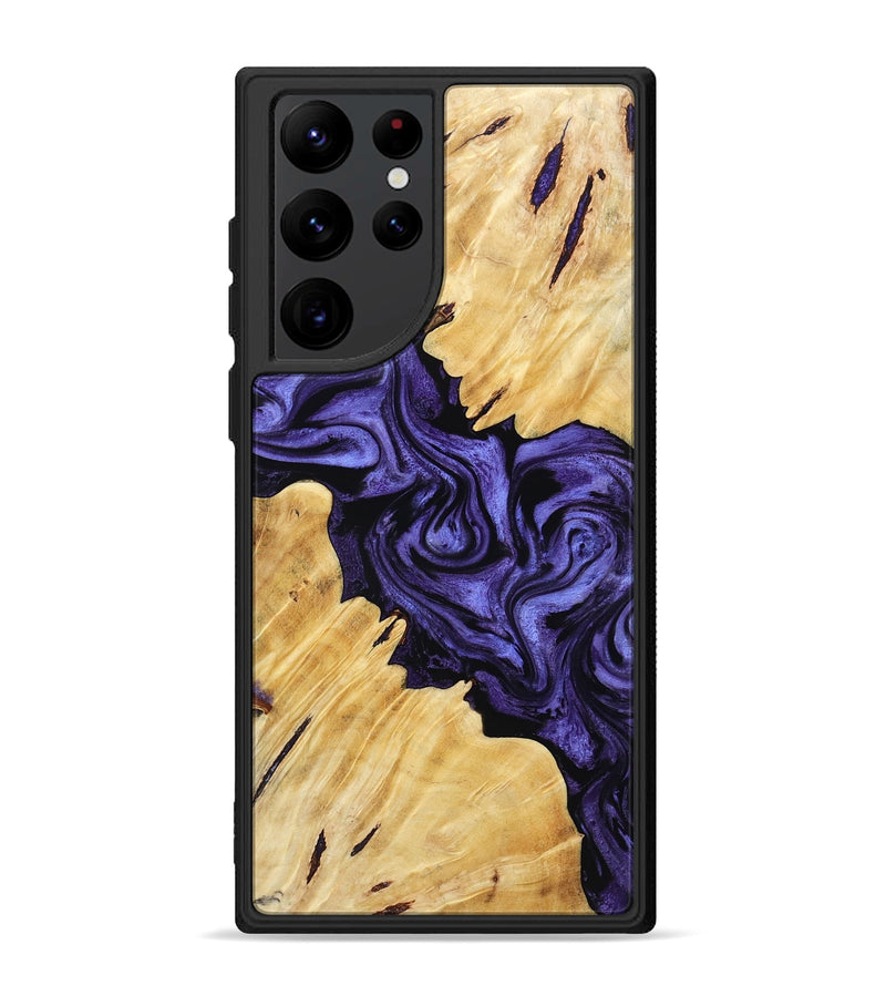 Galaxy S22 Ultra Wood Phone Case - Lindsey (Purple, 807030)