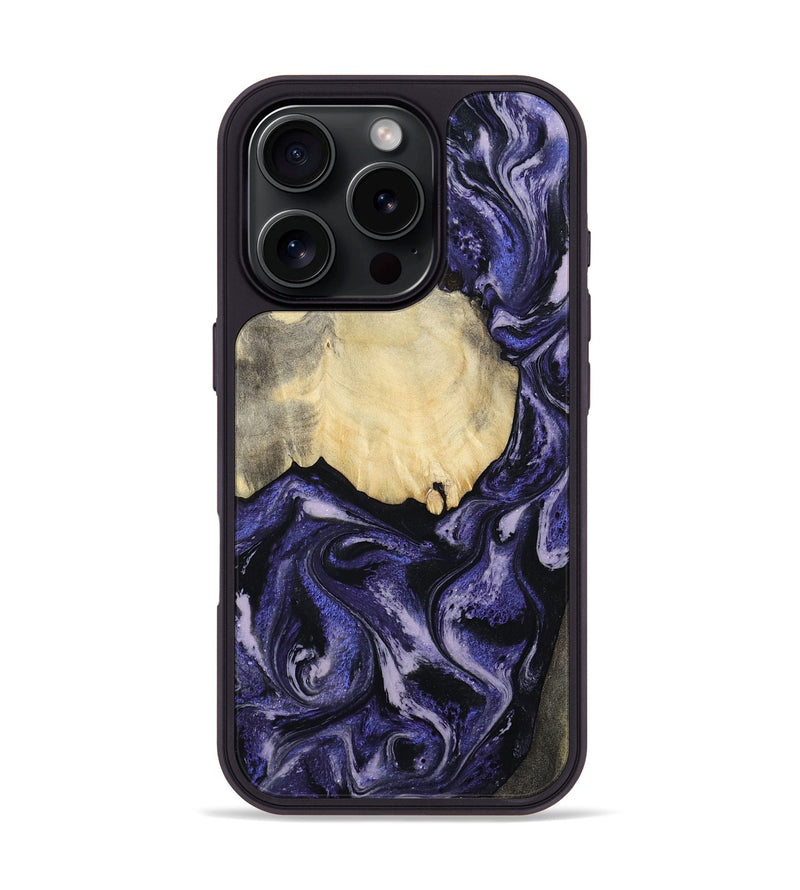 iPhone 16 Pro Wood Phone Case - Joselin (Purple, 807033)