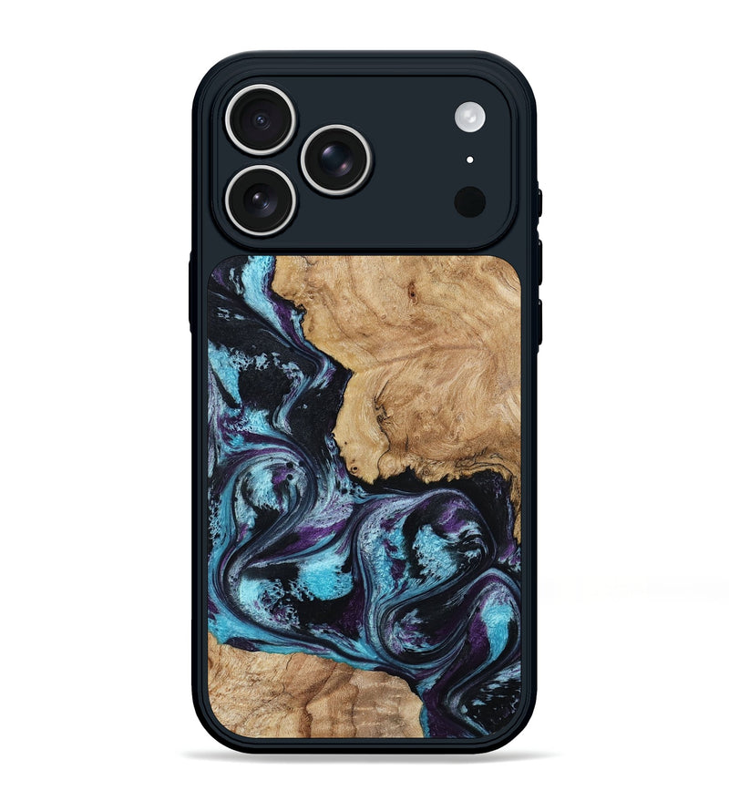 iPhone 17 Pro Max Wood Phone Case - Cleo (Purple, 807034)