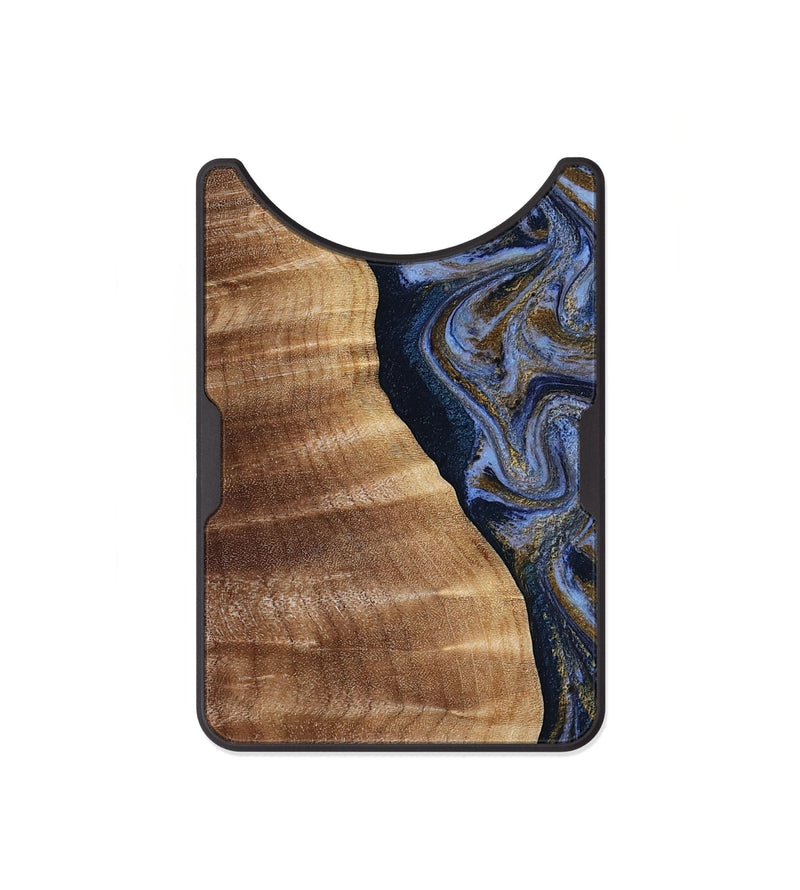 Alloy Wood Wallet - Devante (Teal & Gold, 807055)