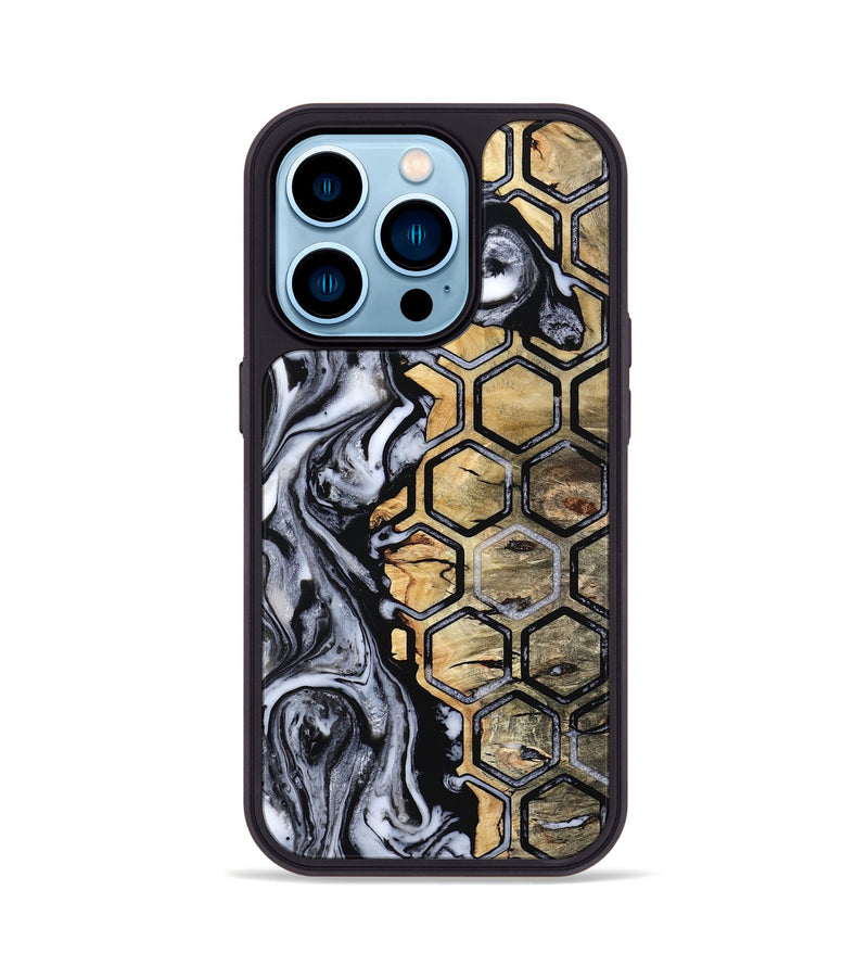 iPhone 14 Pro Wood Phone Case - Everly (Pattern, 807063)