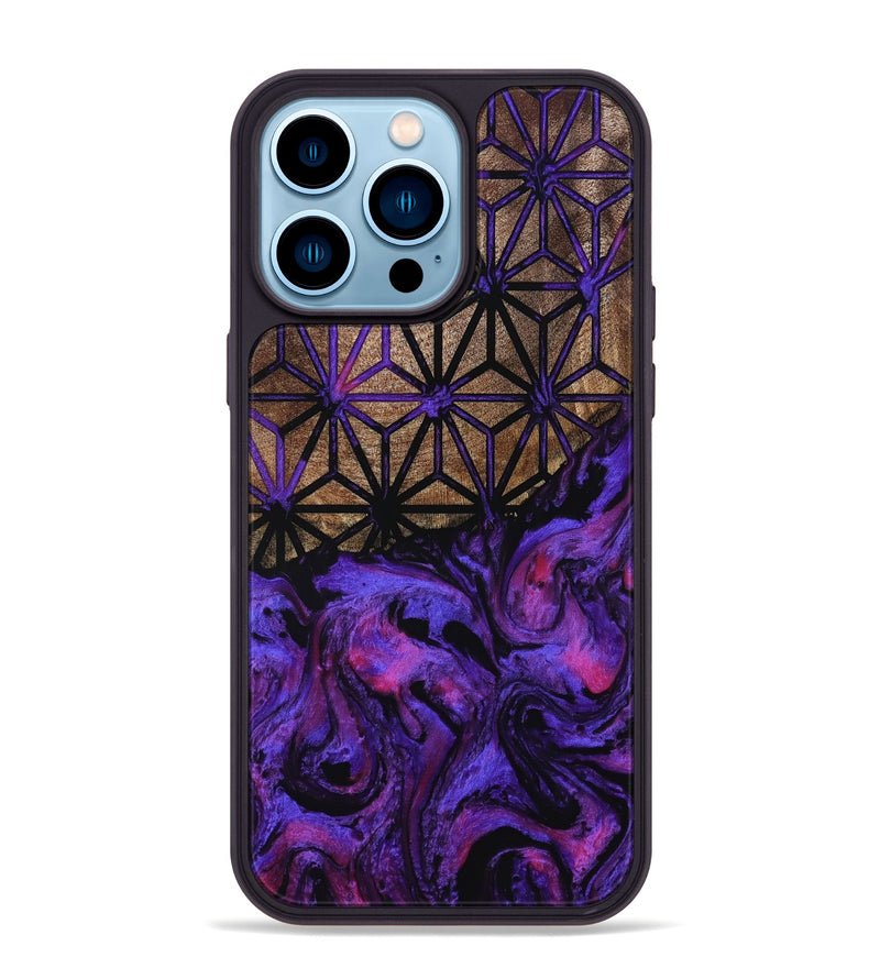 iPhone 14 Pro Max Wood Phone Case - Carson (Pattern, 807064)