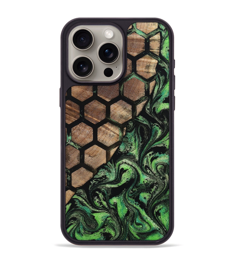 iPhone 15 Pro Max Wood Phone Case - Niki (Pattern, 807070)