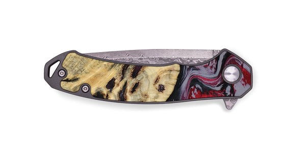 EDC Wood Pocket Knife - Leila (Red, 807093)