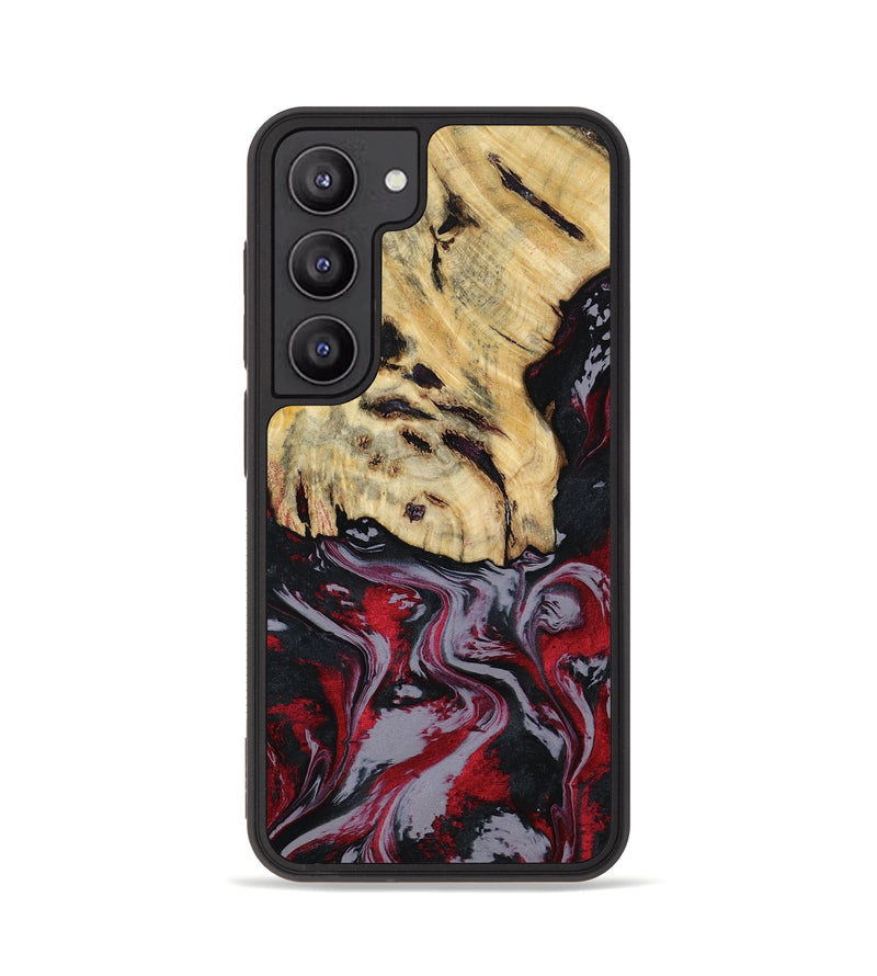 Galaxy S23 Wood Phone Case - Leila (Red, 807093)
