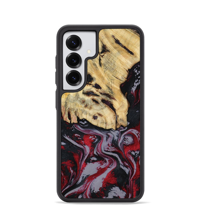 Galaxy S25 Wood Phone Case - Leila (Red, 807093)