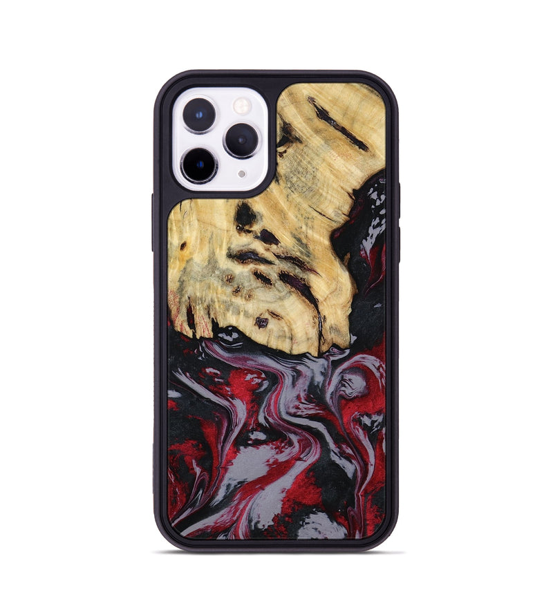 iPhone 11 Pro Wood Phone Case - Leila (Red, 807093)