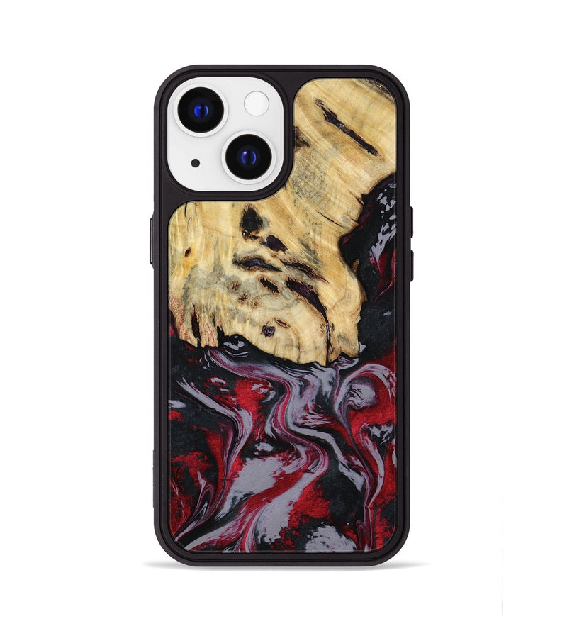 iPhone 13 Wood Phone Case - Leila (Red, 807093)