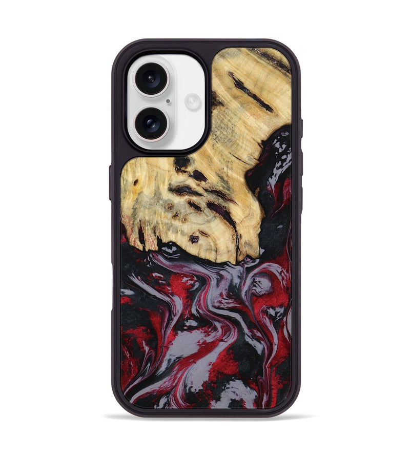 iPhone 17 Wood Phone Case - Leila (Red, 807093)