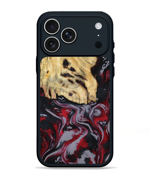 iPhone 17 Pro Max Wood Phone Case - Leila (Red, 807093)