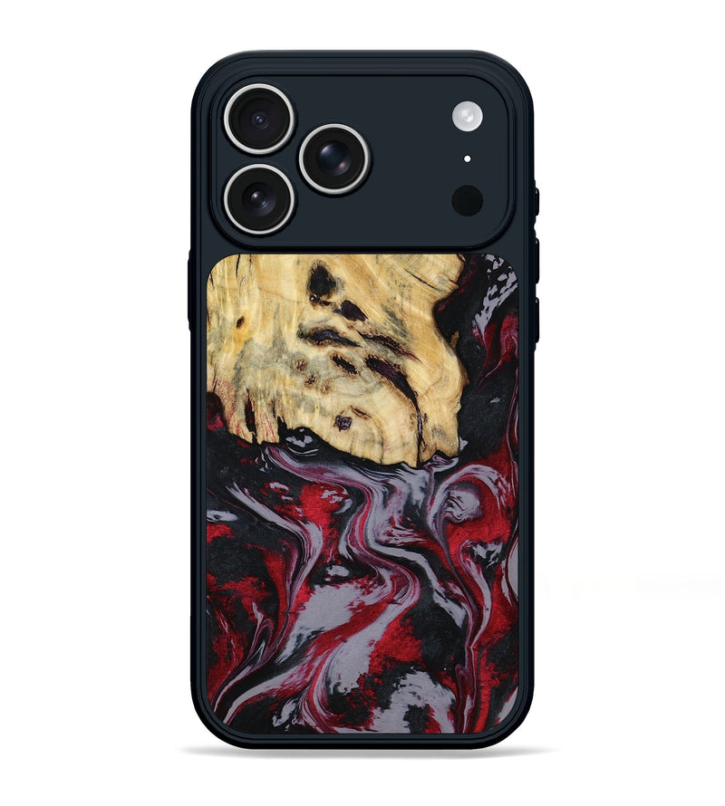 iPhone 17 Pro Max Wood Phone Case - Leila (Red, 807093)