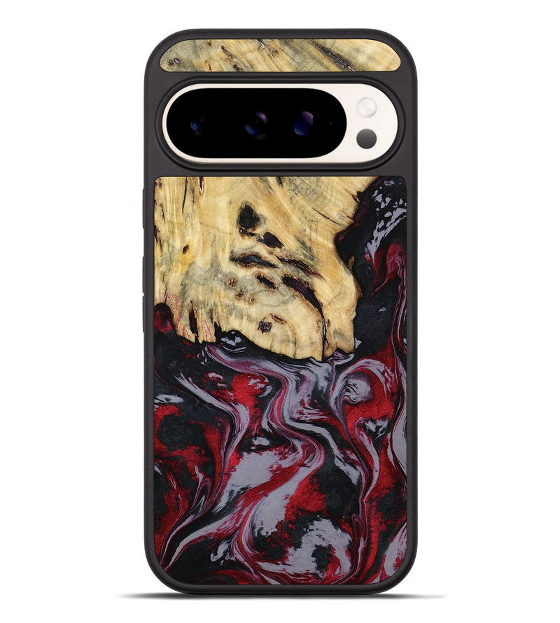 Pixel 9 Pro XL Wood Phone Case - Leila (Red, 807093)