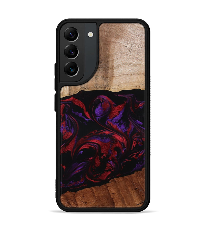 Galaxy S22 Plus Wood Phone Case - Agustin (Red, 807094)