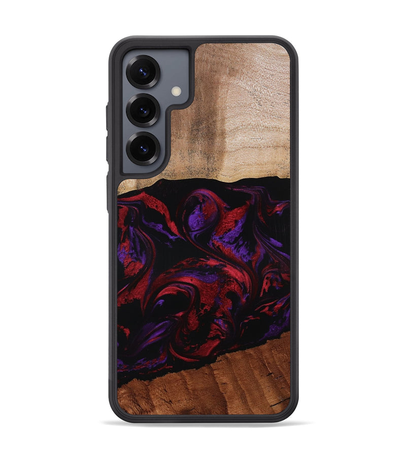 Galaxy S25 Plus Wood Phone Case - Agustin (Red, 807094)