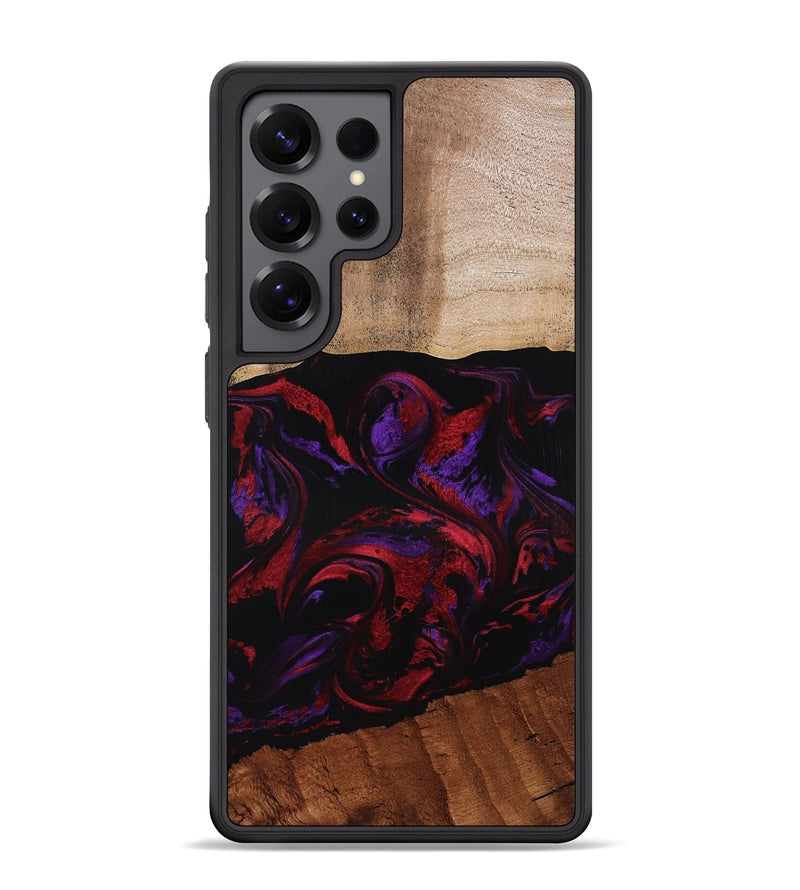 Galaxy S25 Ultra Wood Phone Case - Agustin (Red, 807094)