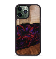 iPhone 13 Pro Max Wood Phone Case - Agustin (Red, 807094)