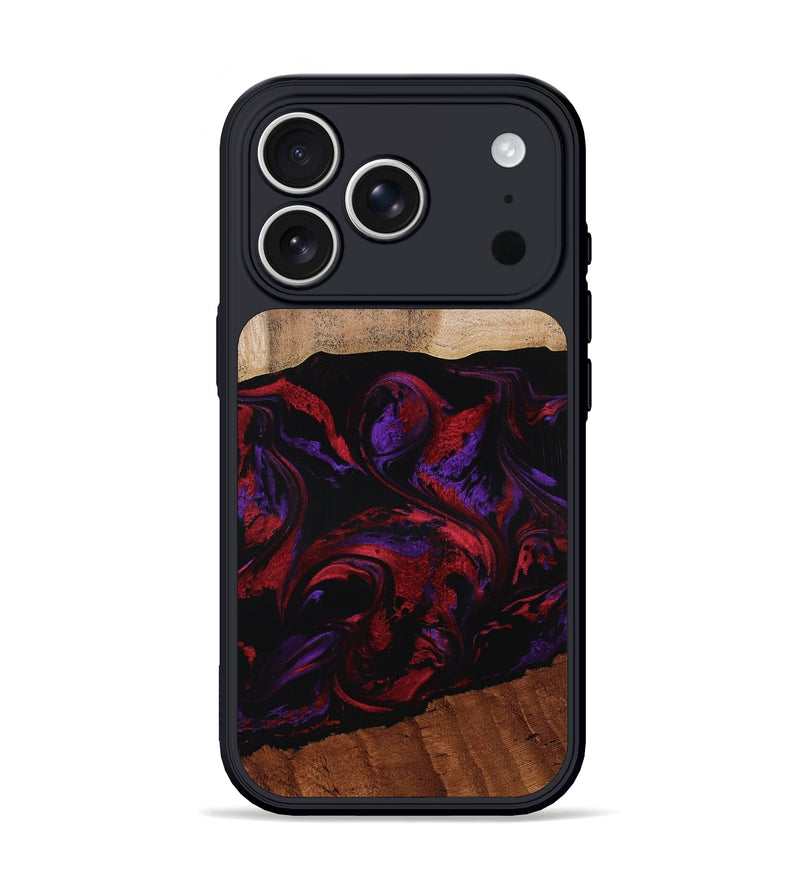iPhone 17 Pro Wood Phone Case - Agustin (Red, 807094)