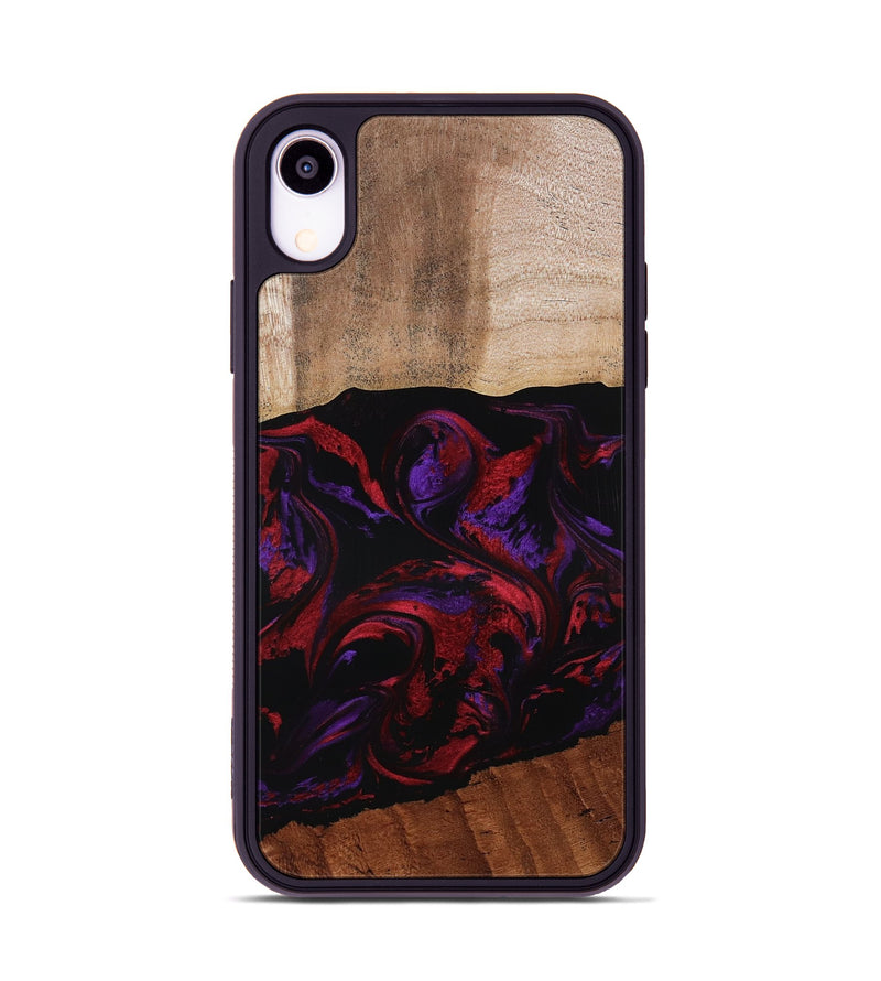 iPhone Xr Wood Phone Case - Agustin (Red, 807094)