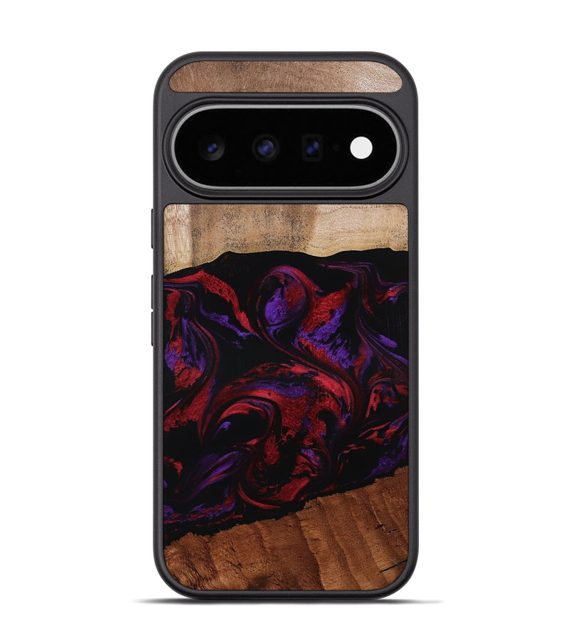 Pixel 11 Pro Wood Phone Case - Agustin (Red, 807094)