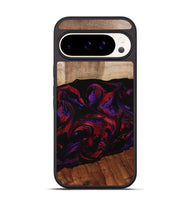 Pixel 9 Wood Phone Case - Agustin (Red, 807094)