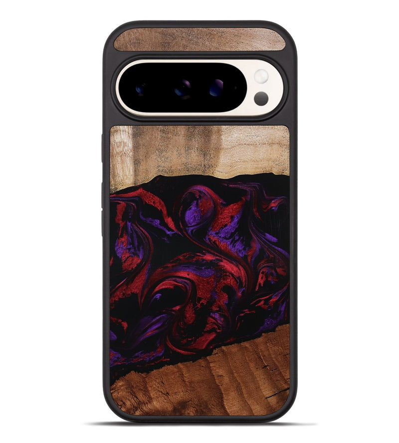Pixel 9 Pro XL Wood Phone Case - Agustin (Red, 807094)