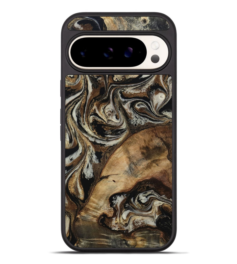 Pixel 9 Pro XL Wood Phone Case - Shana (Black & White, 807104)
