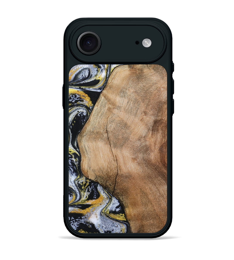 iPhone 17 Air Wood Phone Case - Daquan (Black & White, 807106)