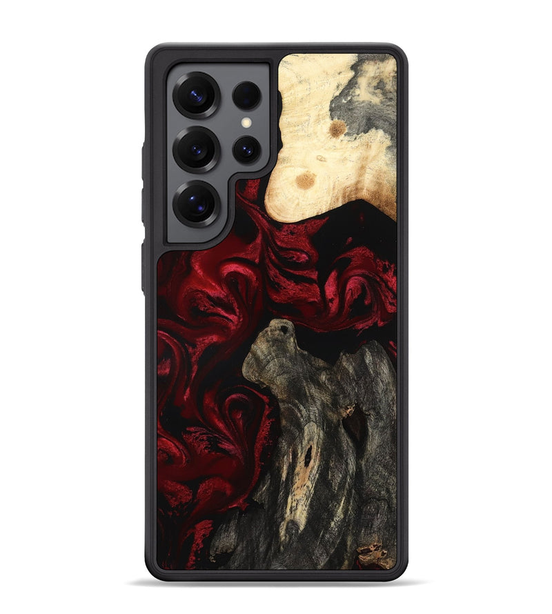 Galaxy S25 Ultra Wood Phone Case - Shad (Red, 807124)