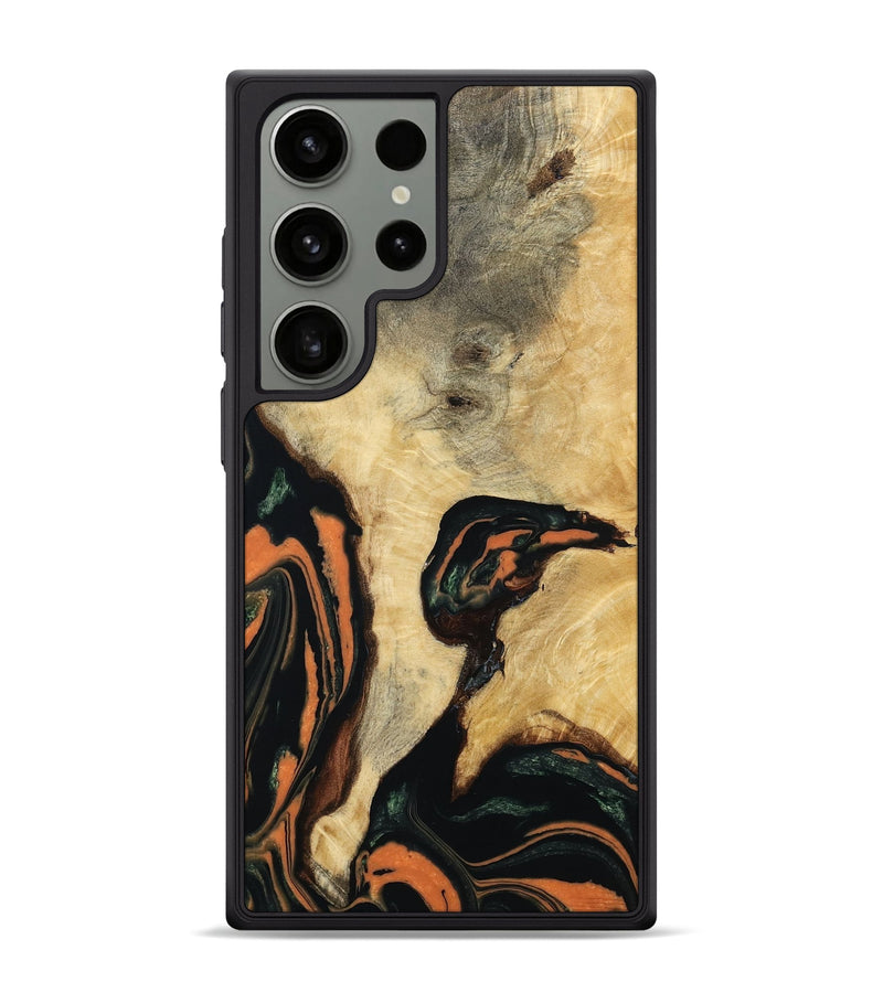 Galaxy S24 Ultra Wood Phone Case - Shelba (Red, 807127)