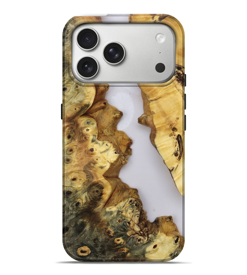 iPhone 17 Pro Max Wood Live Edge Phone Case - Harmony (Clear, 807128)