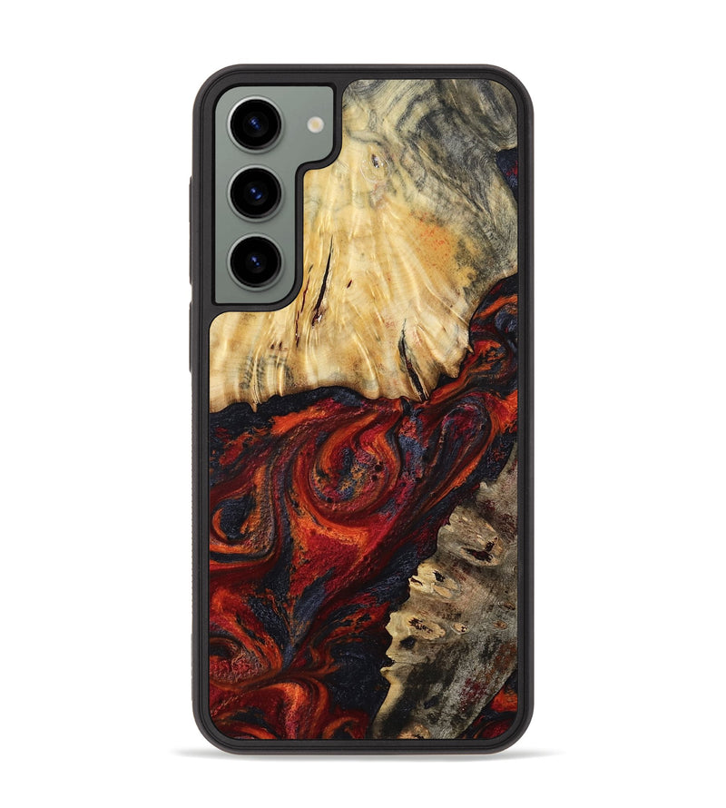Galaxy S23 Plus Wood Phone Case - Ibrahim (Red, 807197)