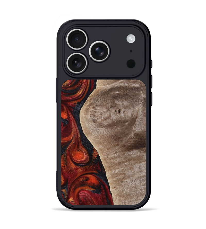 iPhone 17 Pro Wood Phone Case - Judi (Red, 807198)