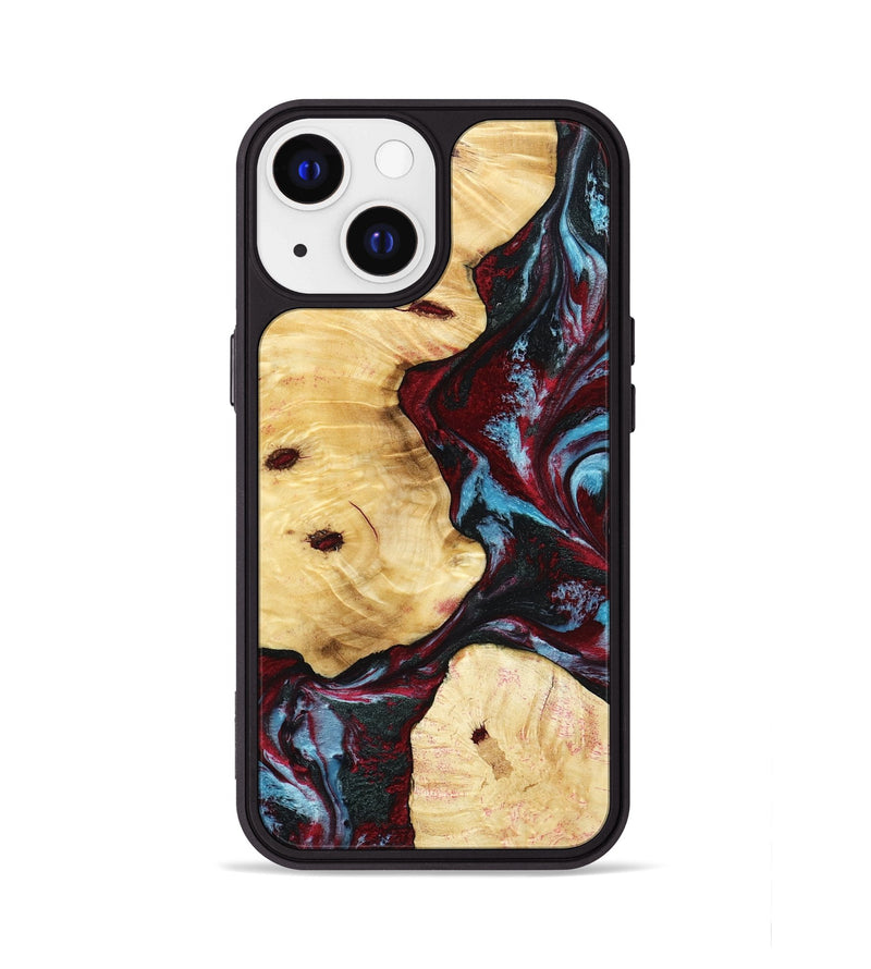 iPhone 13 Wood Phone Case - Jaclyn (Red, 807199)